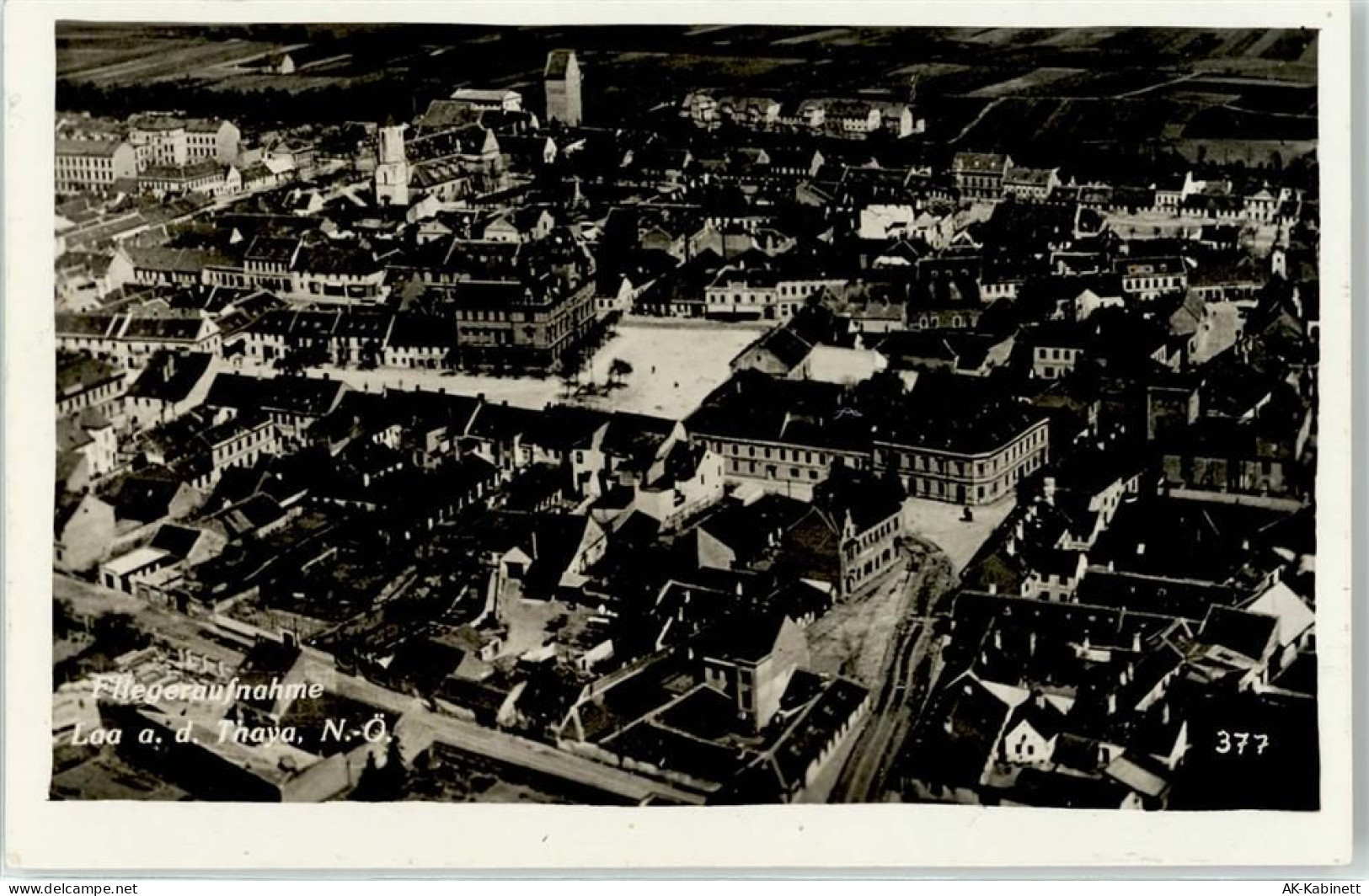 2136 Laa an der Thaya Foto AK Fliegeraufnahme - 51674128