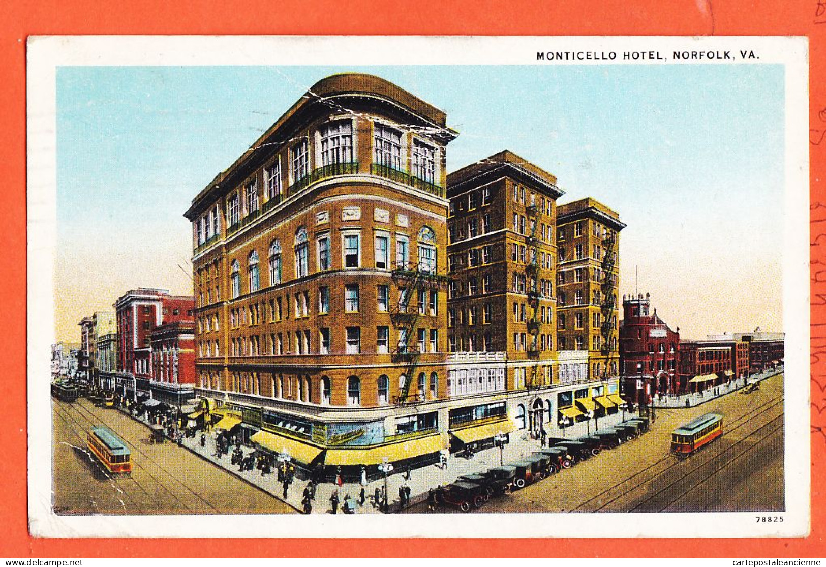 21581  NORFOLK VA-Virginia USA ◉ MONTICELLO Hotel ◉ 1928 à Veuve LEGER 12 rue Henry IV Le Havre (•◡•) Louis KAUFMANN
