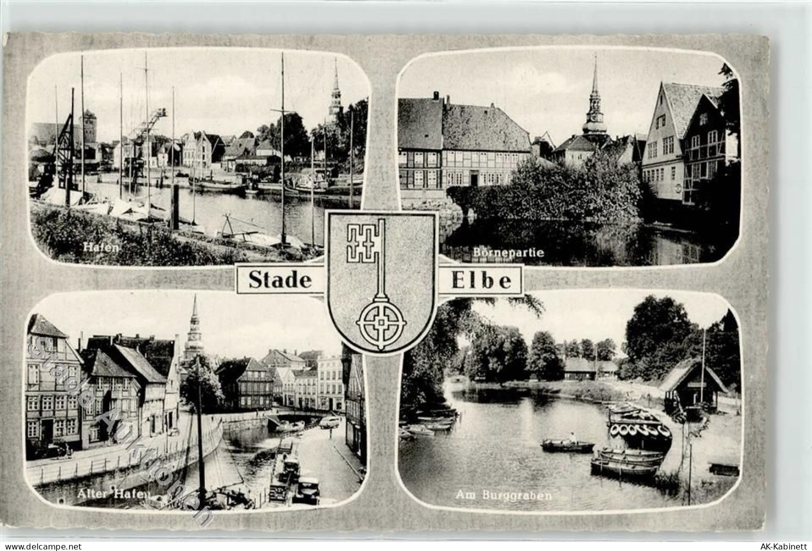 21680 W2160 Stade , Niederelbe - Hafen Börne alter Hafen Burggraben - 52253647