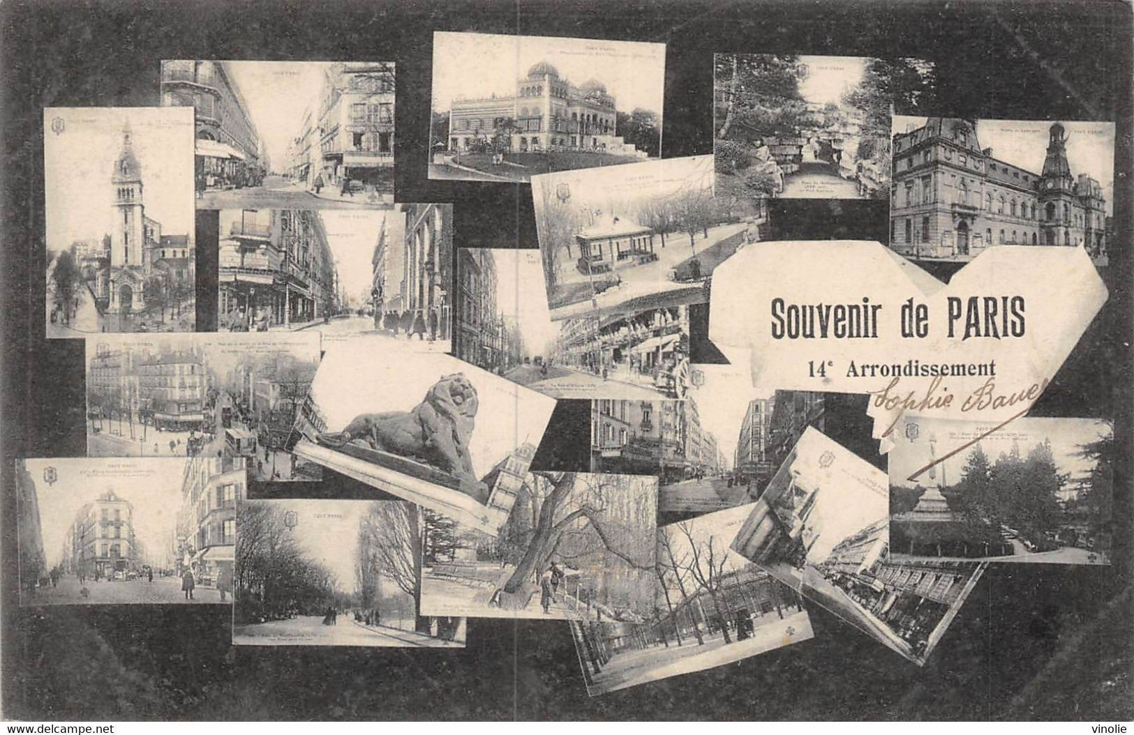22-3012 : SOUVENIR DE PARIS 14°