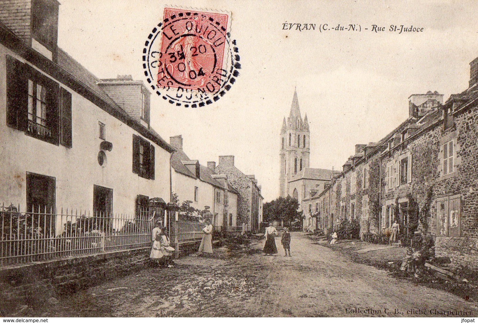 22 COTES D'ARMOR - EVRAN rue St-Judoce