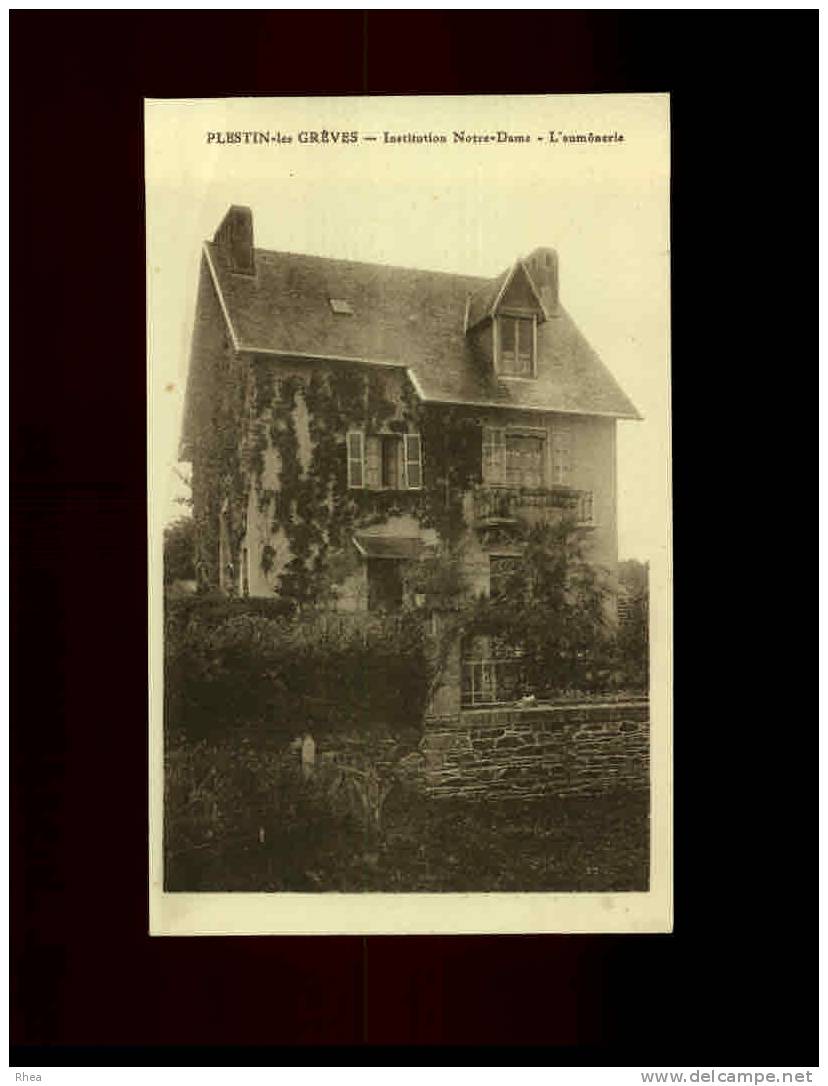 22 Plestin-les-Grèves PLESTIN-les-GREVES Institution Notre-Dame - L´aumônerie ecole in D22D K22194K C22194C RH006521