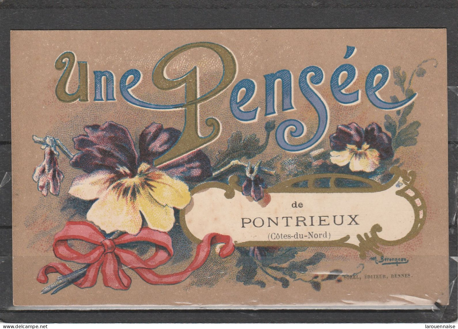 22 - PONTRIEUX - Une Pensée de Pontrieux