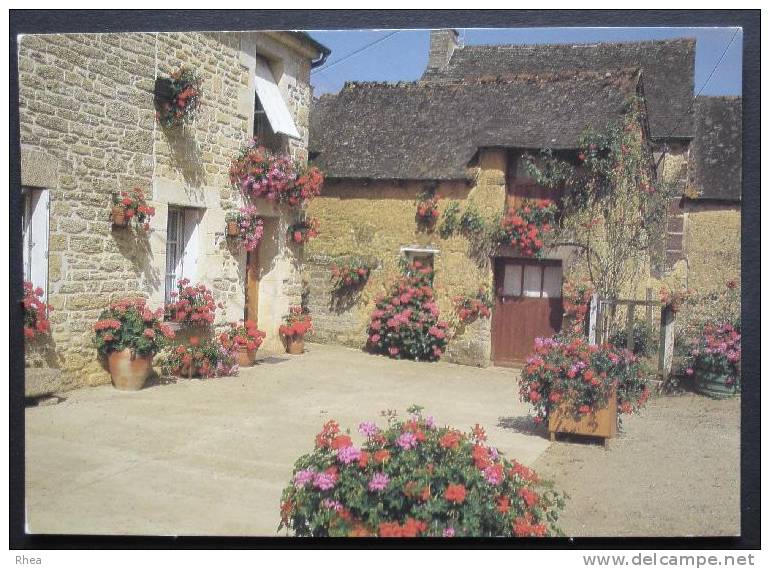 22 Saint-Juvat chaumiere bretonne toit de chaume D22D K22056K C22308C RH019976