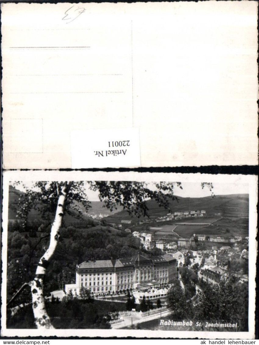220011,Radiumbad St. Joachimsthal Jachymov Teilansicht
