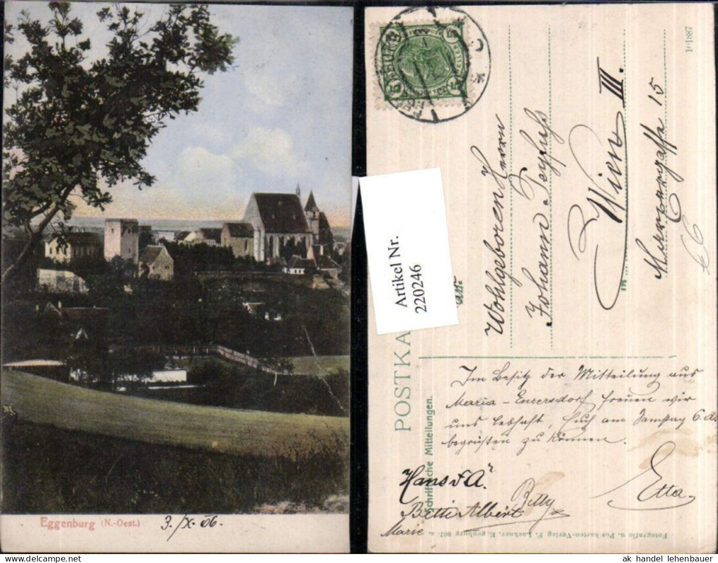 220246,Eggenburg Teilansicht