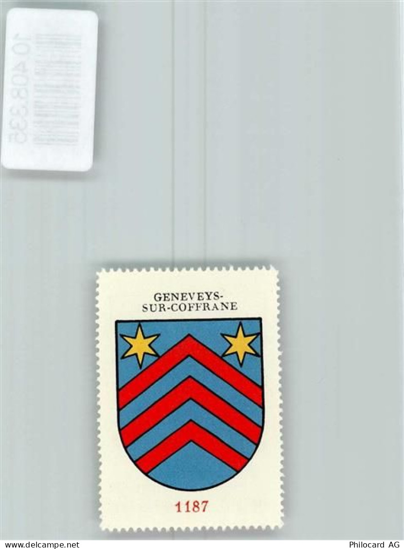 2206 Les Geneveys-sur-Coffrane - Vignette Wappen Kaffee Hag ca 1920-1940... - 10408335