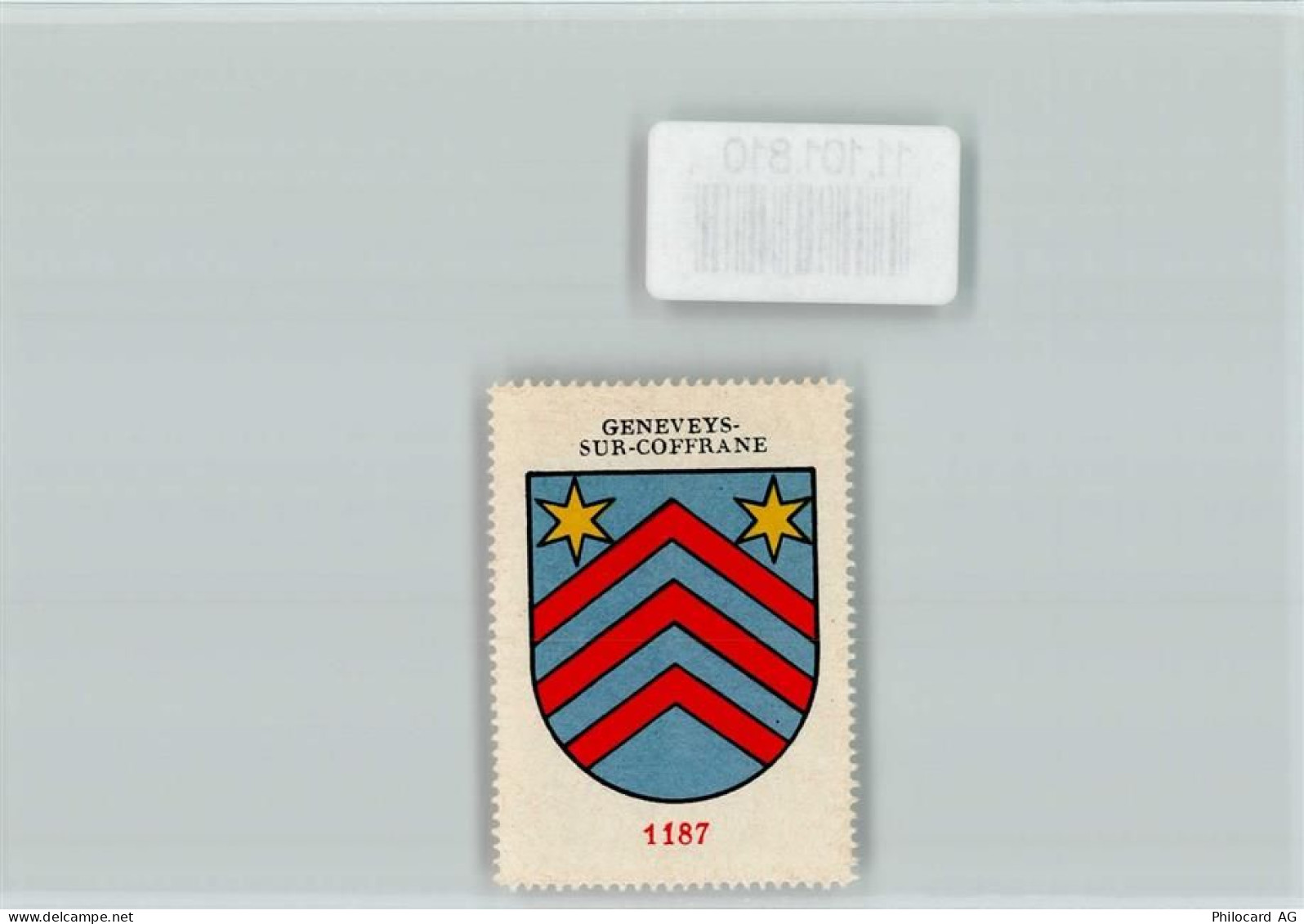 2206 Les Geneveys-sur-Coffrane - Vignette Wappen Kaffee Hag ca 1920-1940... - 11101810