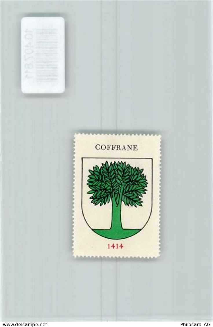 2207 Coffrane - Vignette Wappen Kaffee Hag 1920-1940 - 10407811