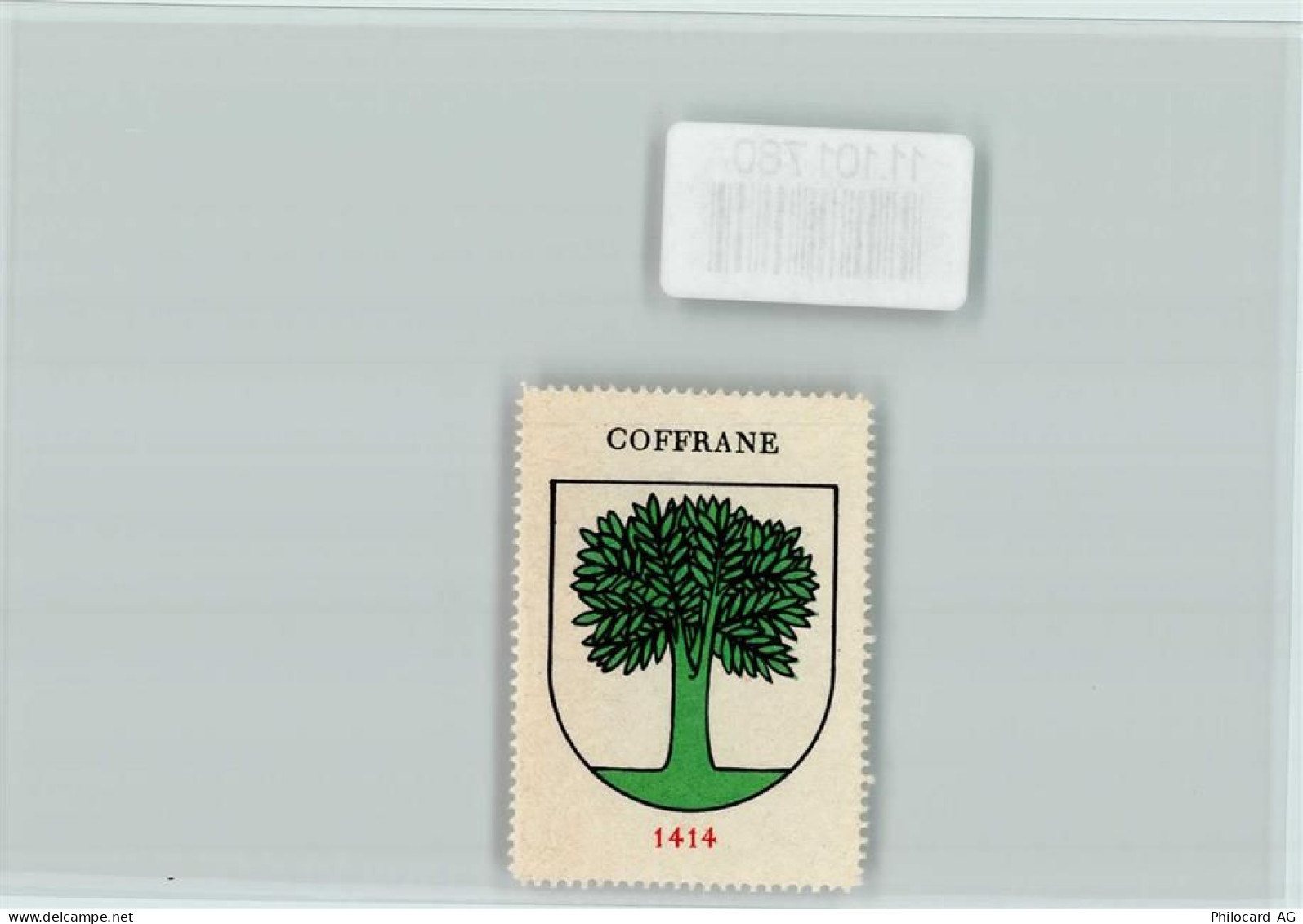 2207 Coffrane - Vignette Wappen Kaffee Hag ca 1920-1940 - 11101780