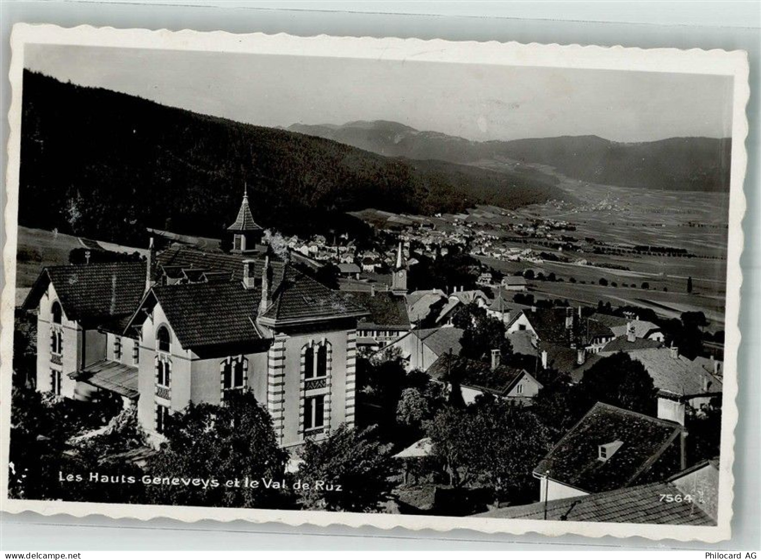 2208 Les Hauts-Geneveys 1939 Foto AK Val de Ruz - 38212068