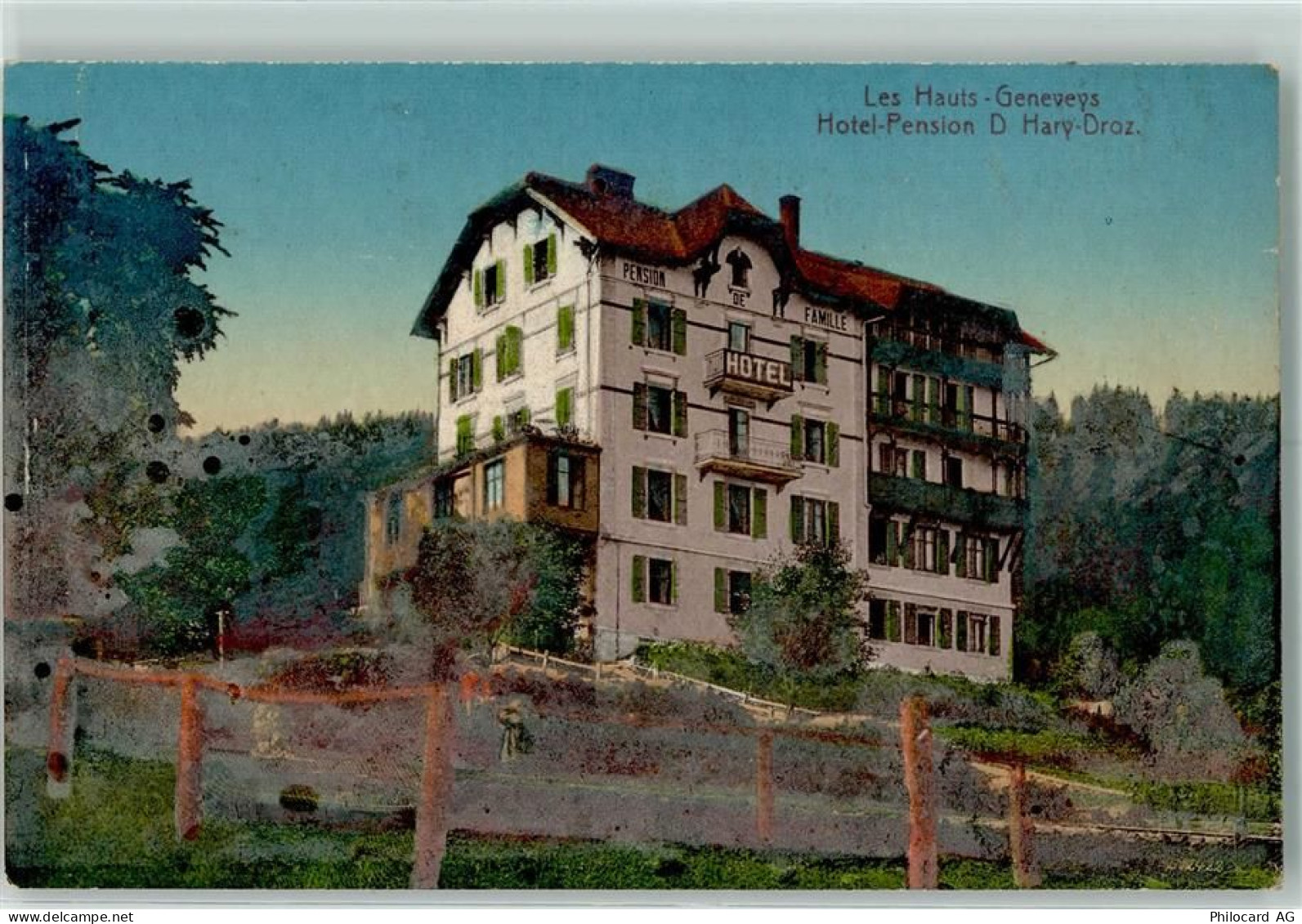 2208 Les Hauts-Geneveys Gebrauchsspuren Hotel Pension D. Hary-Droz - 13146200