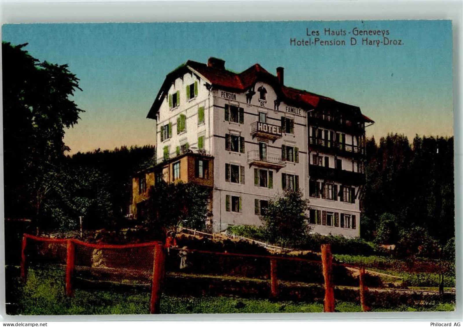 2208 Les Hauts-Geneveys Gebrauchsspuren Hotel Pension D. Hary-Droz - 13146243