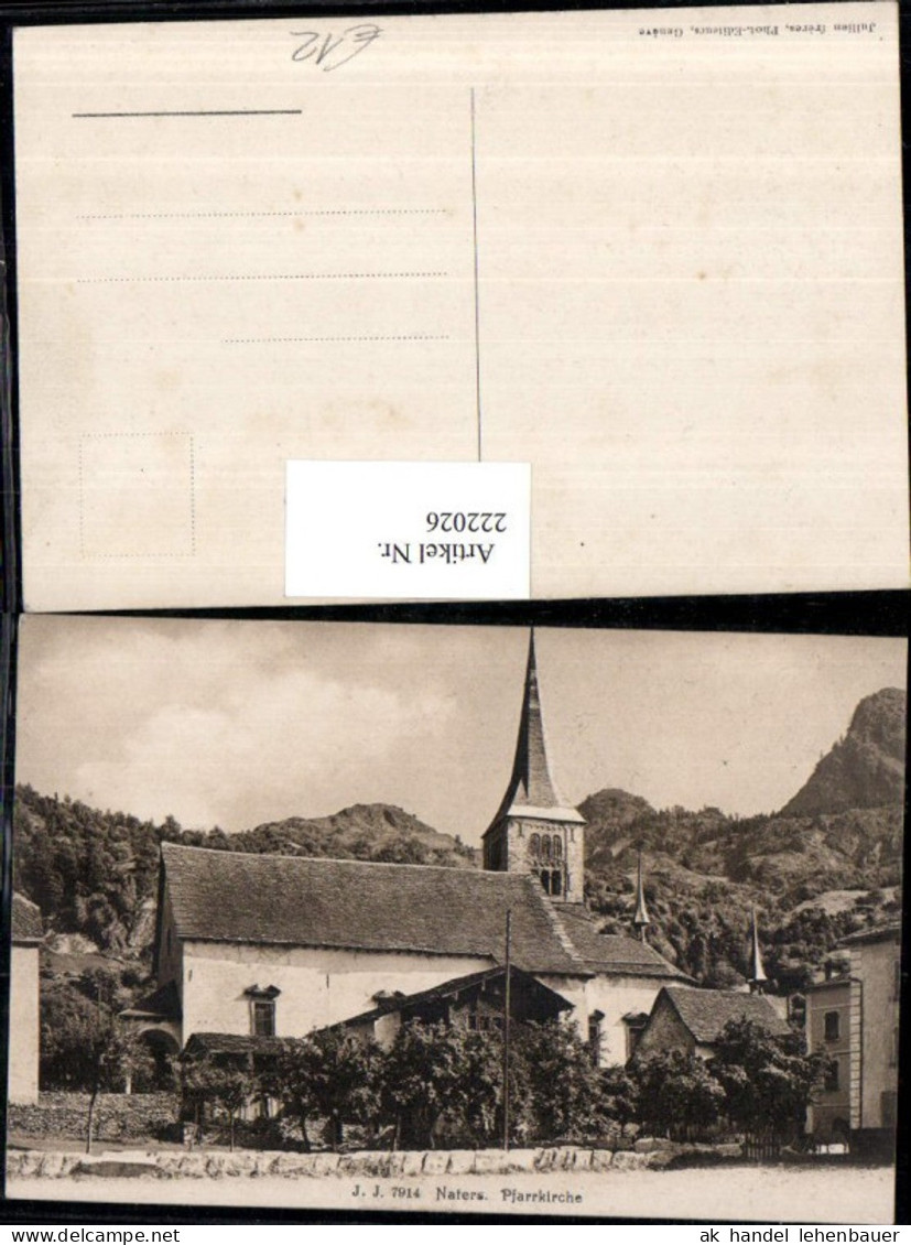 222026,Naters Pfarrkirche Kirche