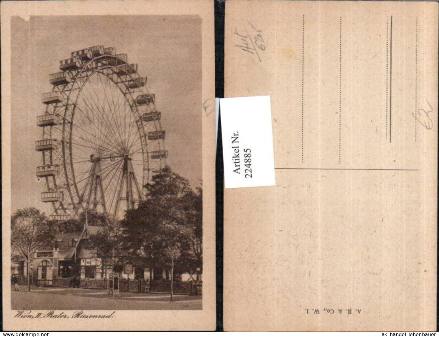 224885,Wien Leopoldstadt Prater Riesenrad