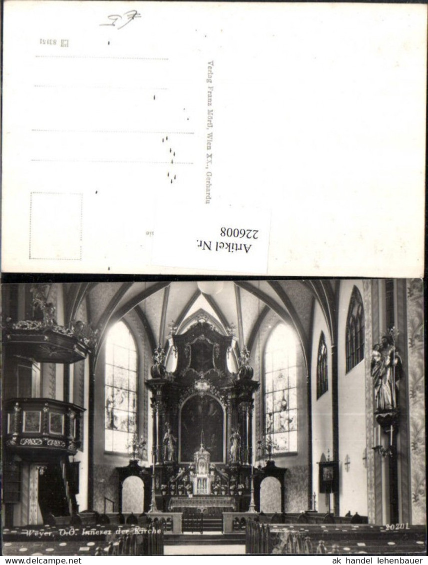 226008,Weyer Kirche Innenansicht