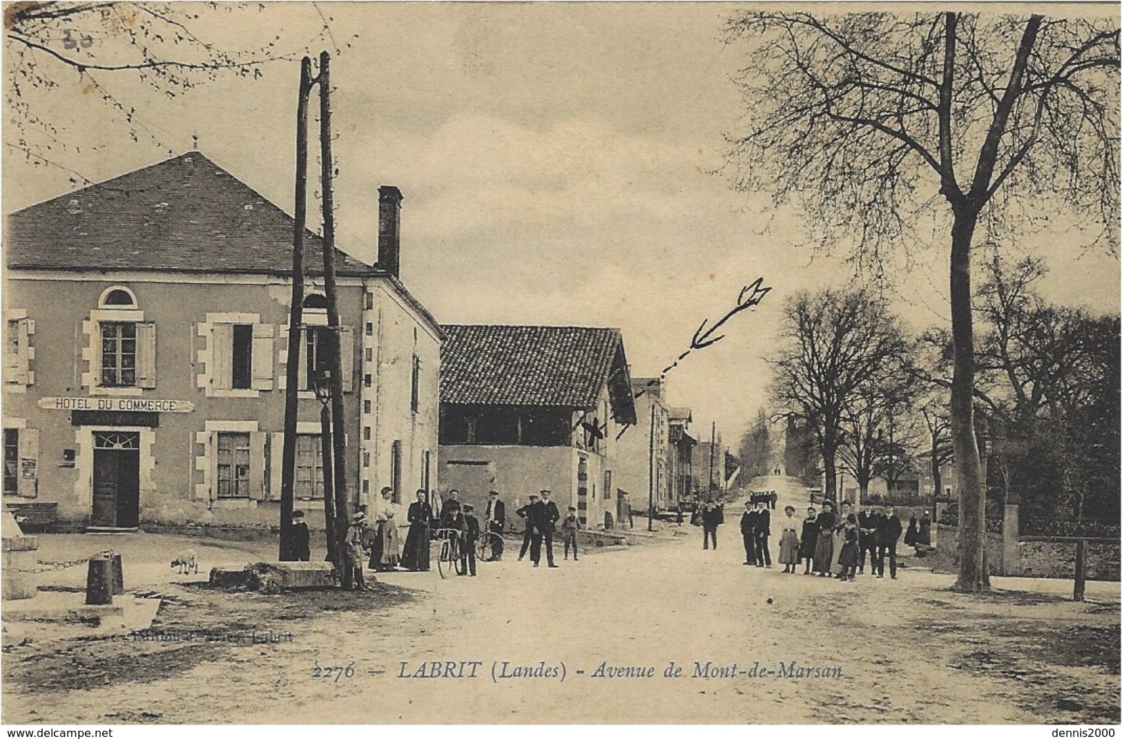 2276- LABRIT - avenue de Mont-de-Marsan - ed. Gaudreau