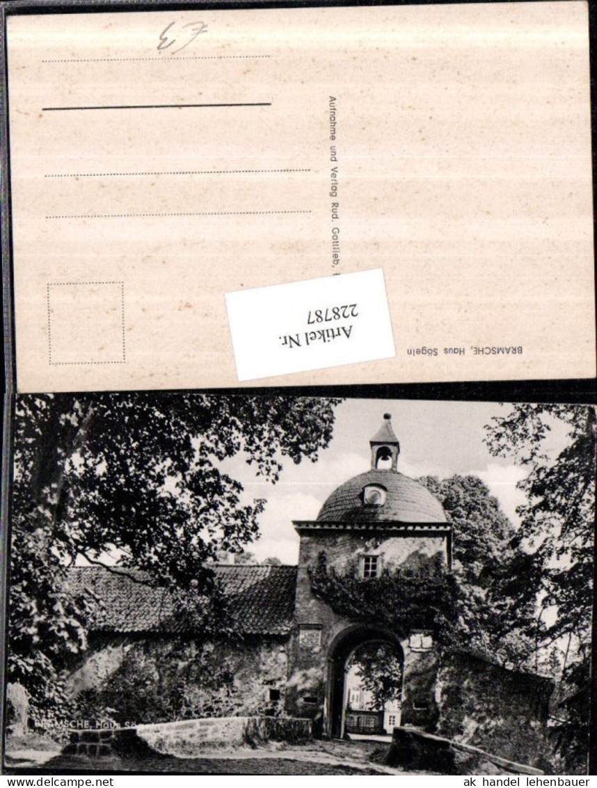 228787,Bramsche Haus Sögeln Tor Glockenturm