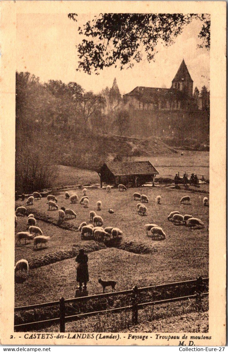 (23/03/26) 40-CPA CASTETS DES LANDES