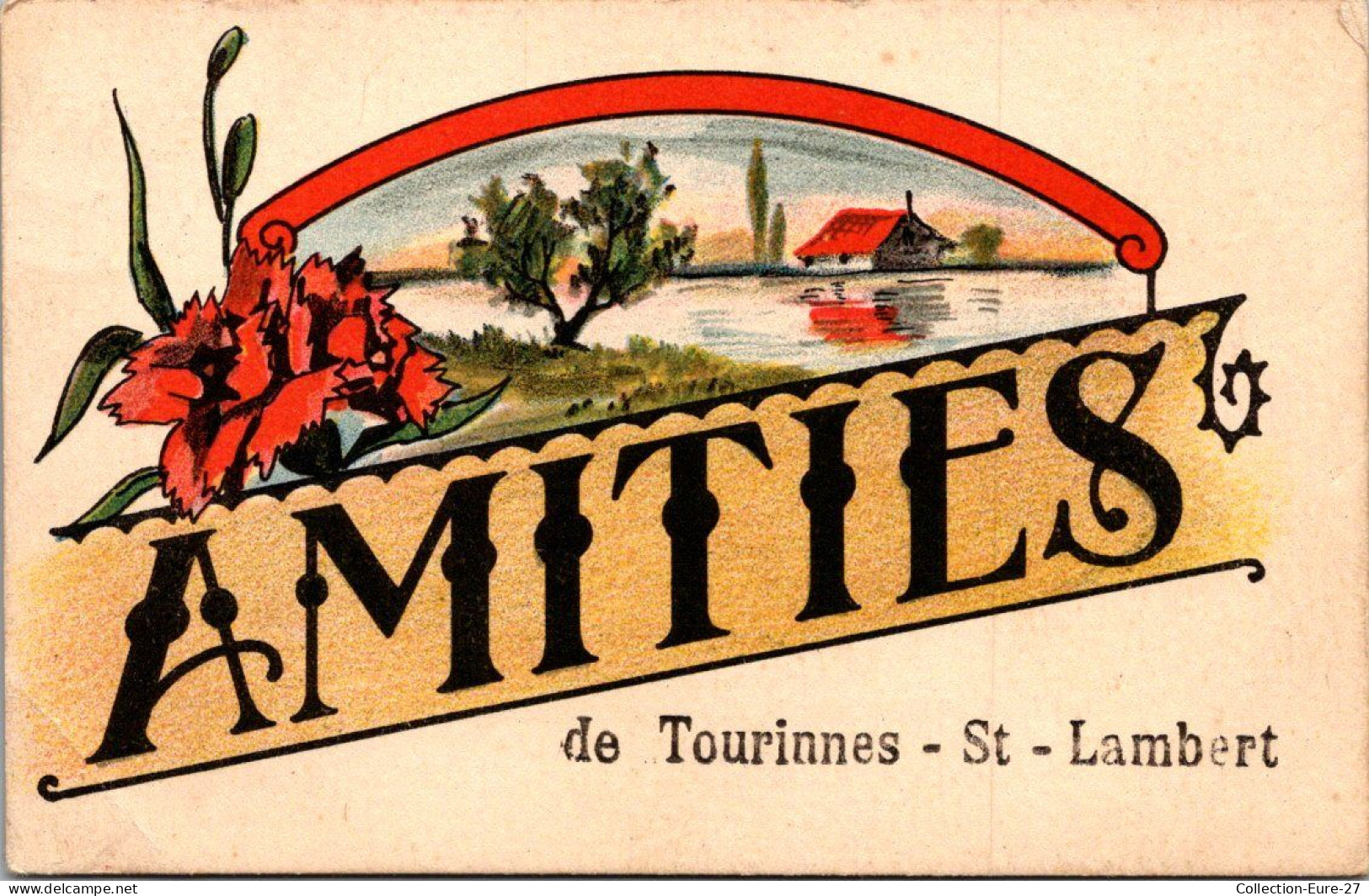 (23/06/26) BELGIQUE-CPA TOURINNES SAINT LAMBERT - AMITIES - TOP RARE