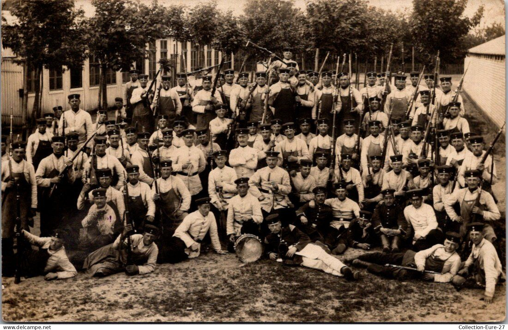 (23/10/25) ALLEMAGNE-CPA NIEDERGOERSDORF - ALTER LAGER - CARTE PHOTO MILITAIRE