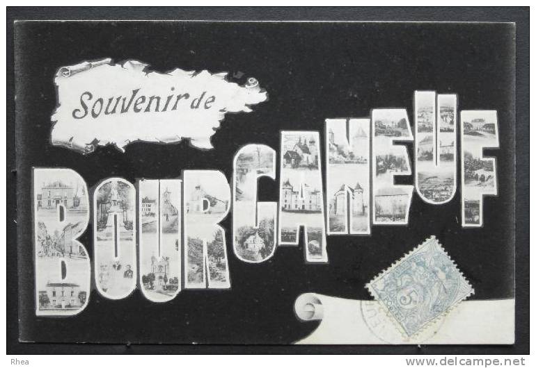 23 Bourganeuf multi vue souvenir de    D23D  K23030K  C23030C RH030915