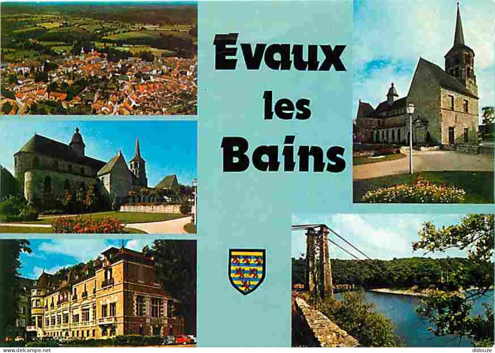 23 - Evaux les Bains - Multivues - Blasons - CPM - Voir Scans Recto-Verso