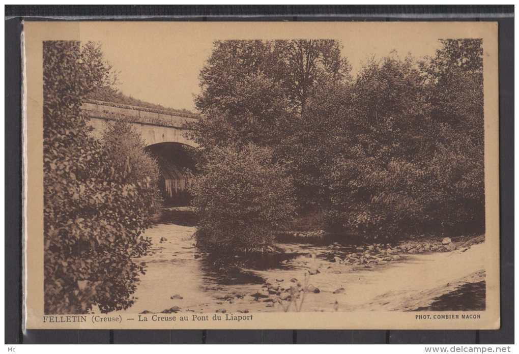 23 - Felletin - La Creuse au pont du Liaport