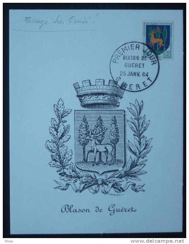 23 Guéret premier jour    D23D  K23096K  C23096C RH058808