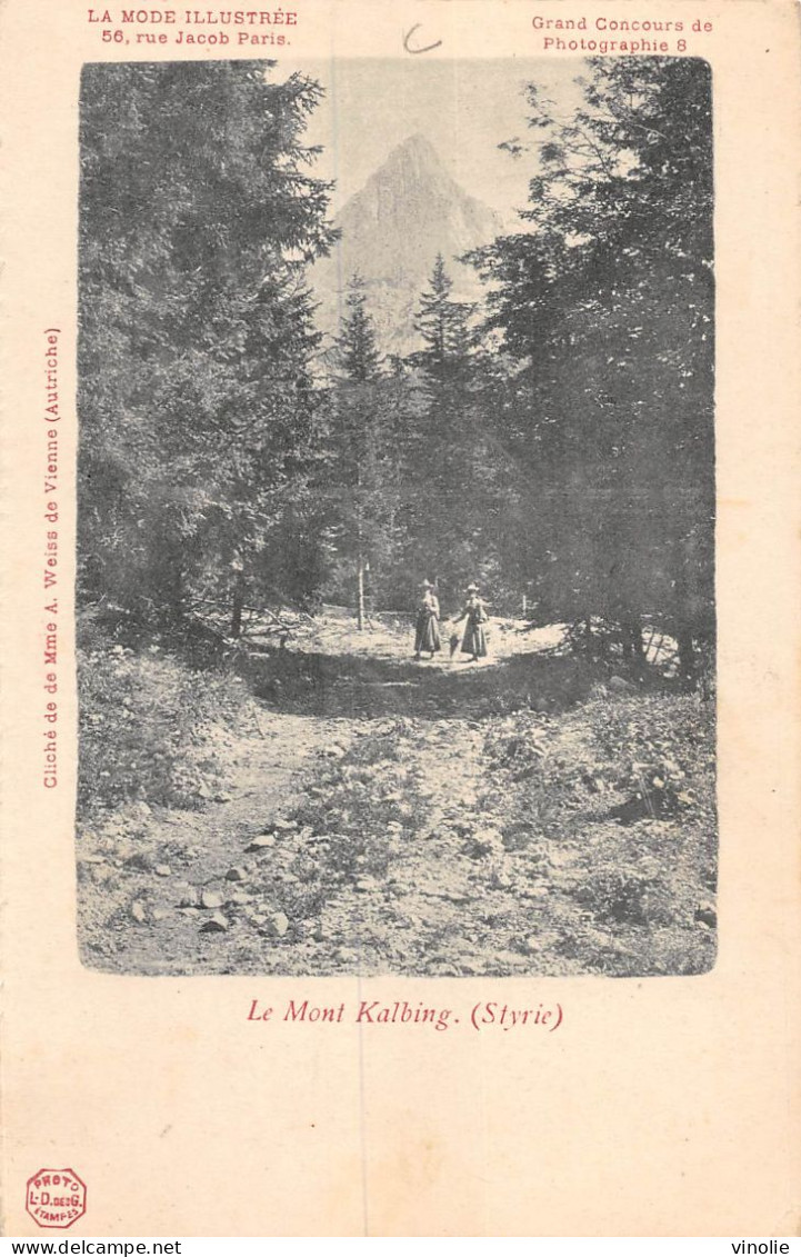 23-JK-241 : EDITION DES GACHONS A ETAMPES LE MONT KALBING STYRIE  LA MODE ILLUSTREE CONCOURS PHOTOGRAPHIQUE