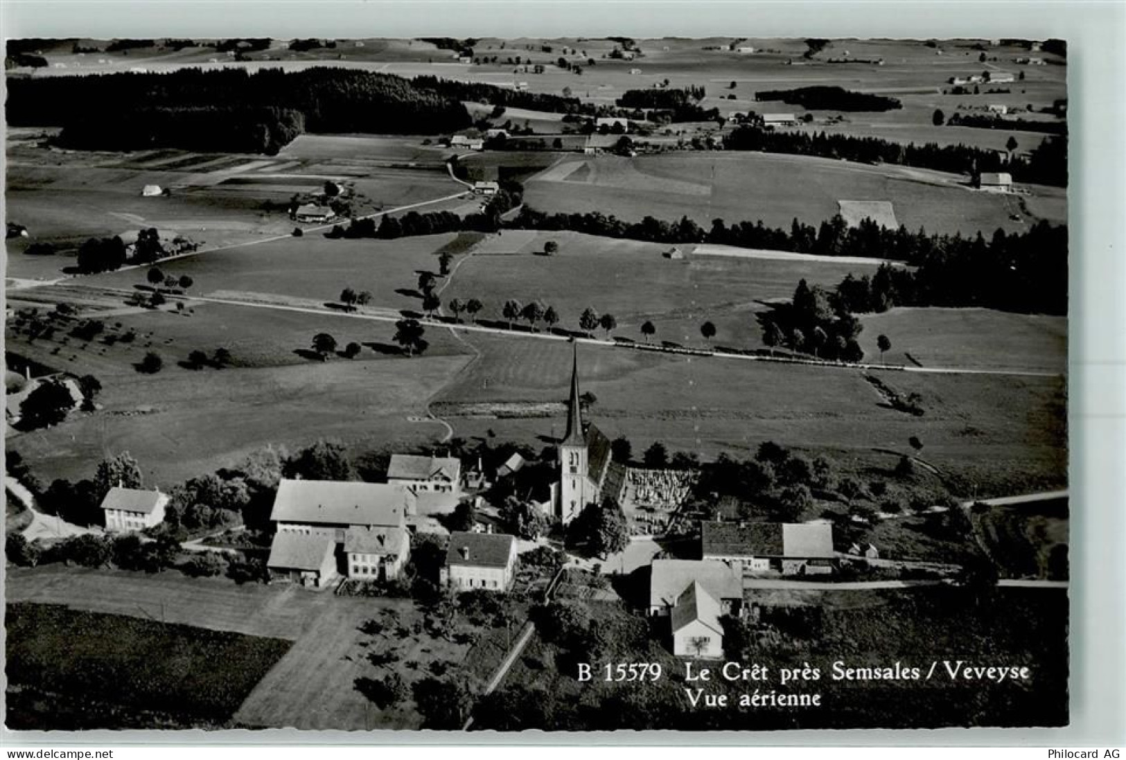 2314 Le Crêt Gebrauchsspuren Fliegeraufnahme - 13158749