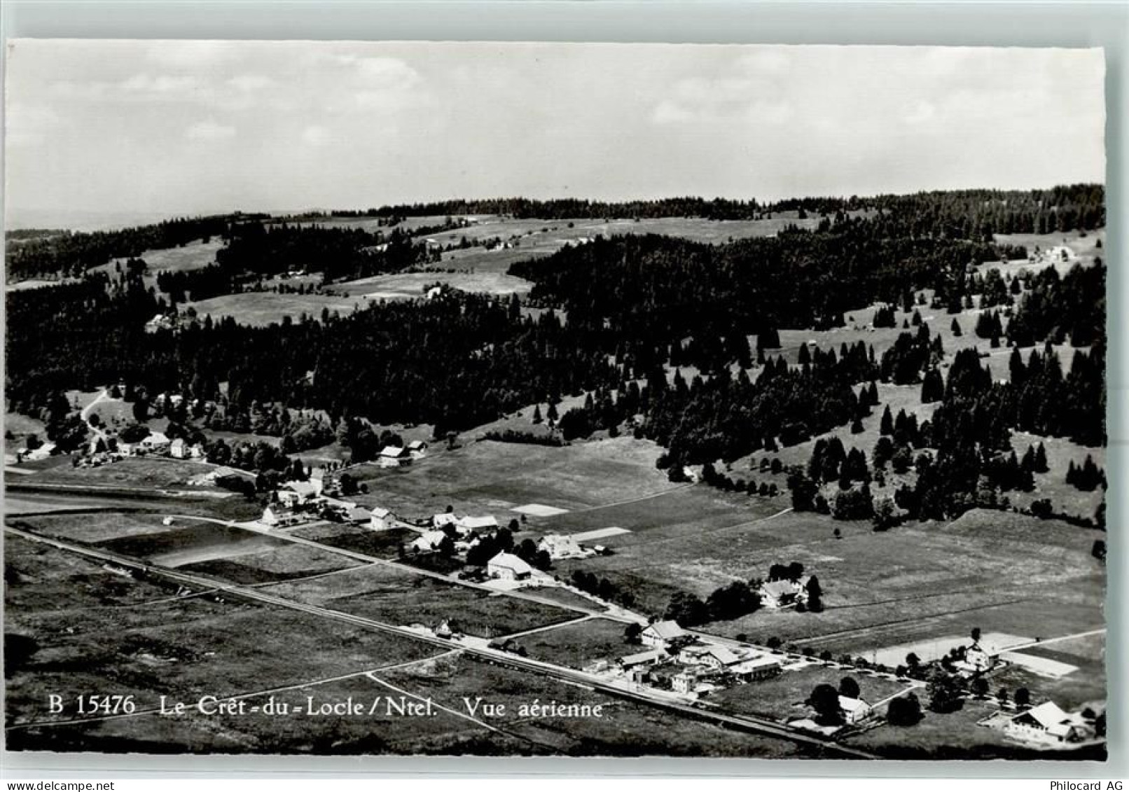 2322 Le Crêt-du-Locle Karte beschädigt Fliegeraufnahme - 13150433