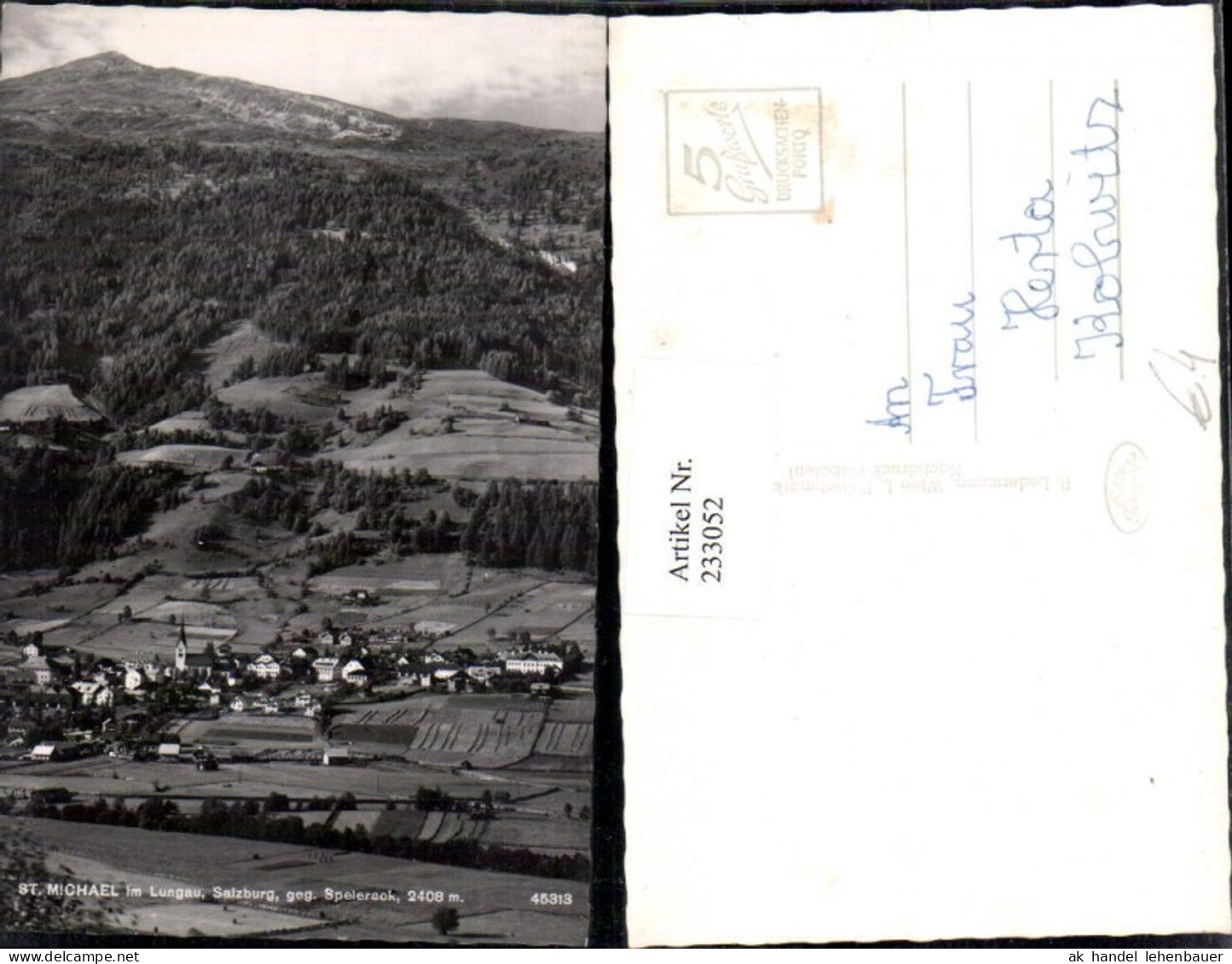 233052,St. Michael im Lungau Totale geg. Speiereck