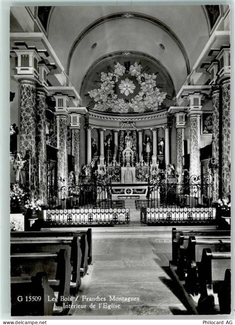 2336 Les Bois Gebrauchsspuren Franches Montagnes Interieur de lEglise - 10389402