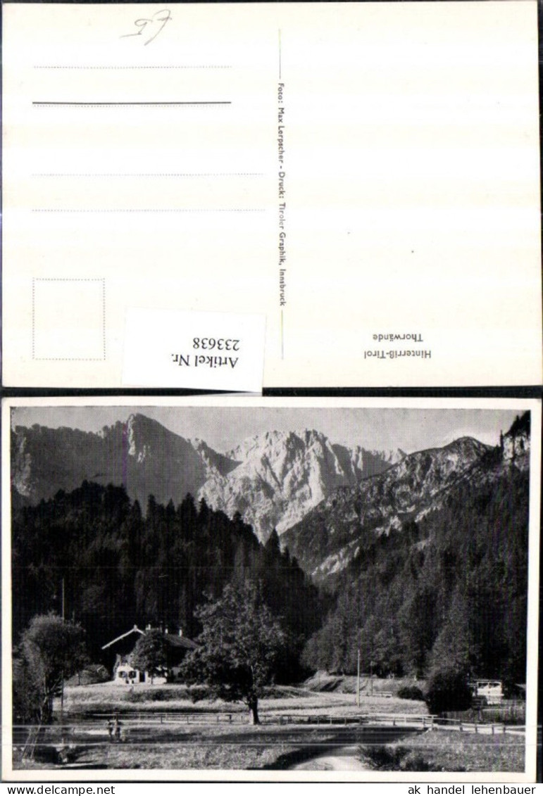 233638,Hinterriss in Tirol Thorwände b. Vomp