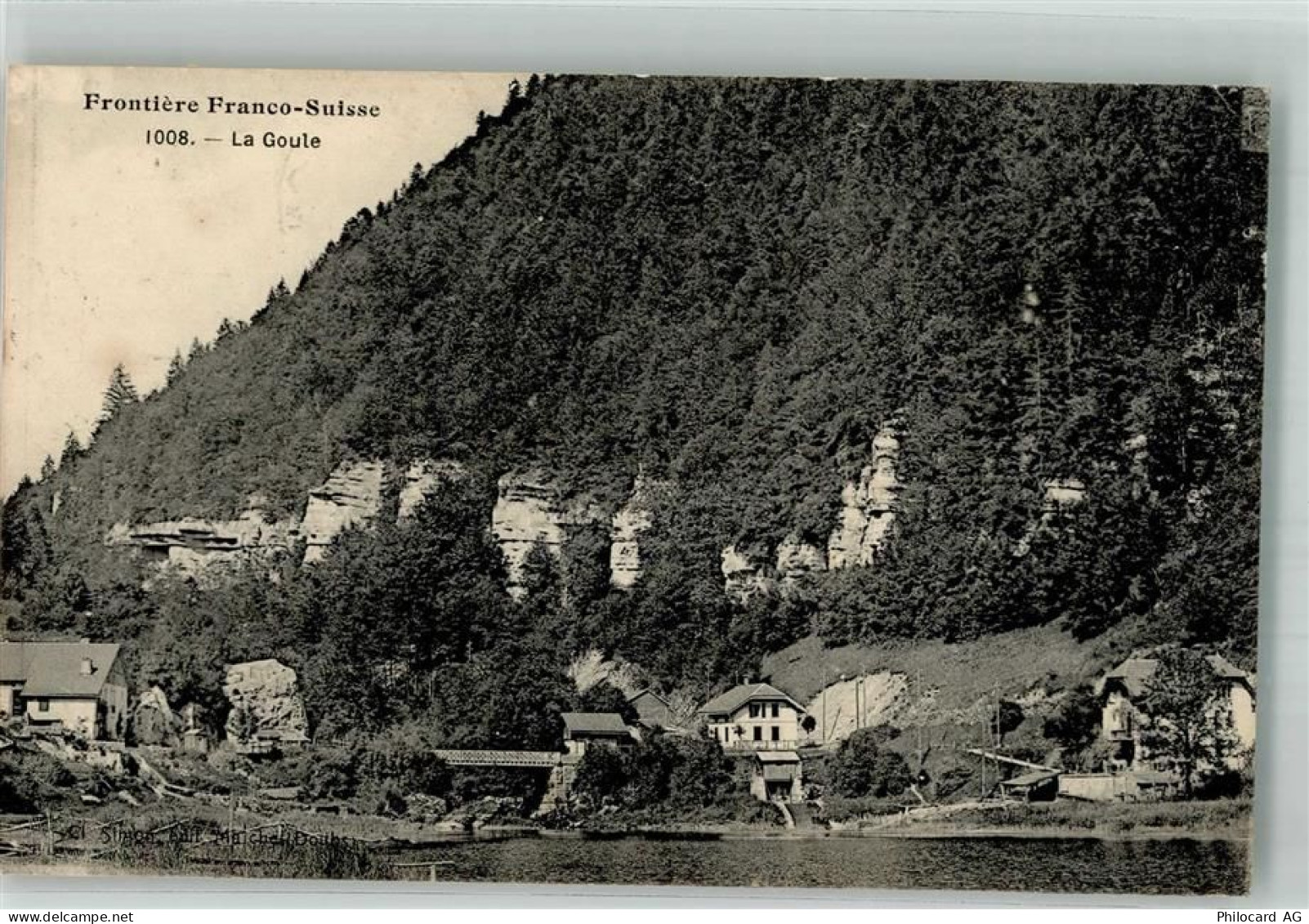 2340 Le Noirmont Le Peu-Péquignot 1925 Foto AK La Goule Grenze Frankreic... - 10742382