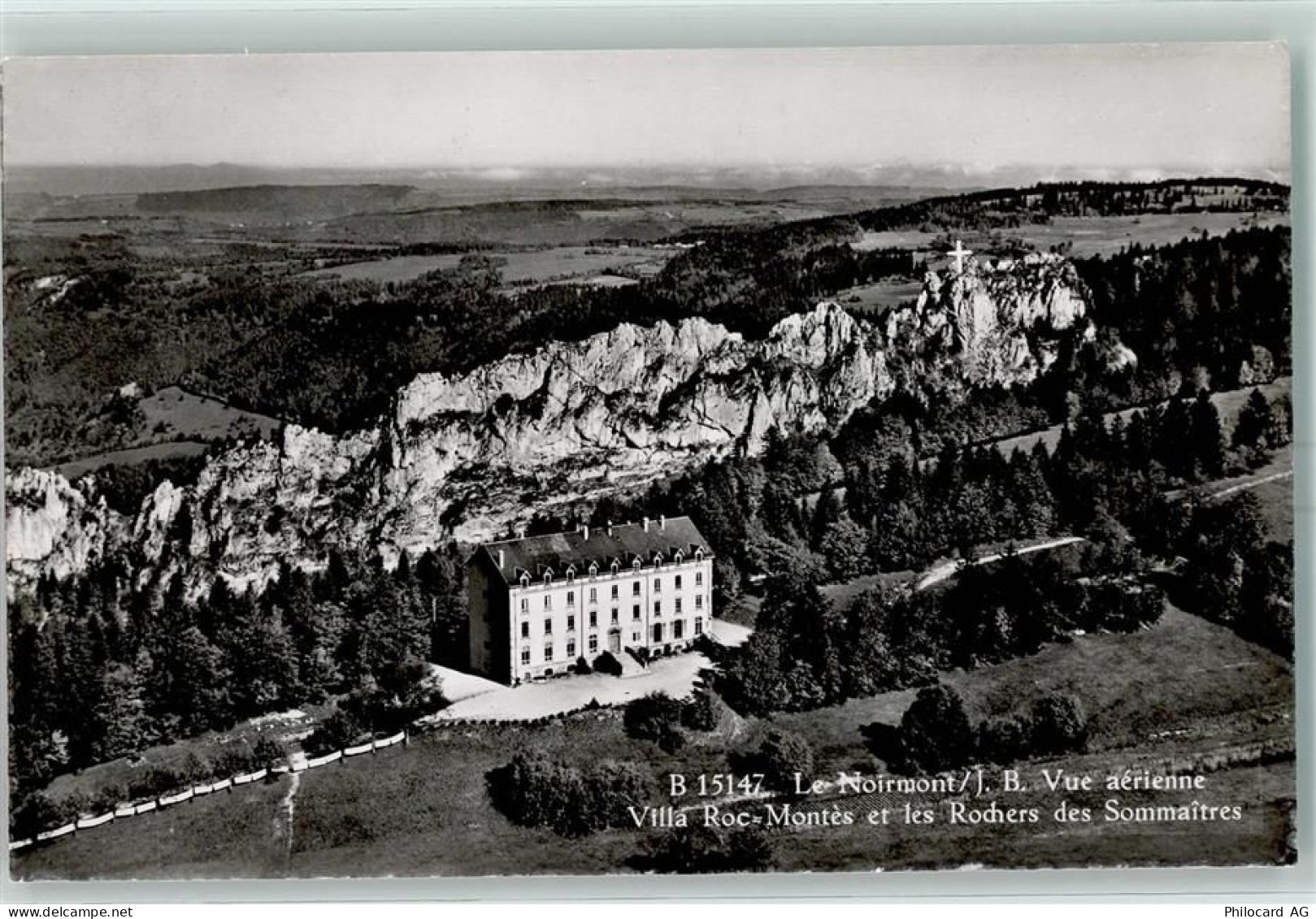 2340 Le Noirmont Le Peu-Péquignot Gebrauchsspuren Fliegeraufnahme Villa ... - 10398056