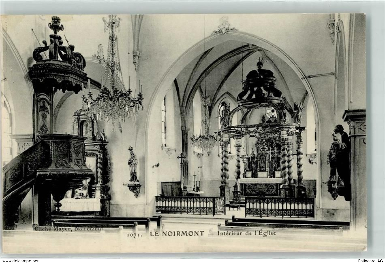 2340 Le Noirmont Le Peu-Péquignot - Interieur de l Eglise - 10620955