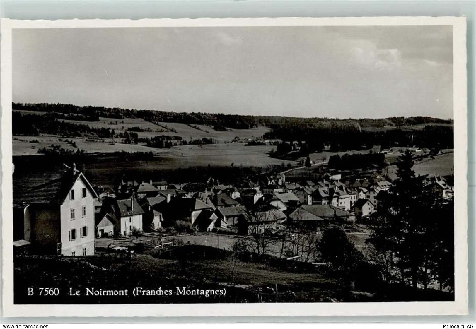 2340 Le Noirmont Le Peu-Péquignot Karte beschädigt - 13150413