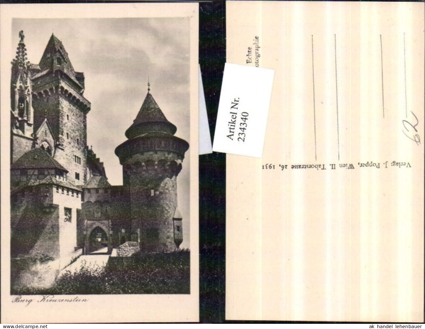 234340,Burg Kreuzenstein b. Korneuburg Turm