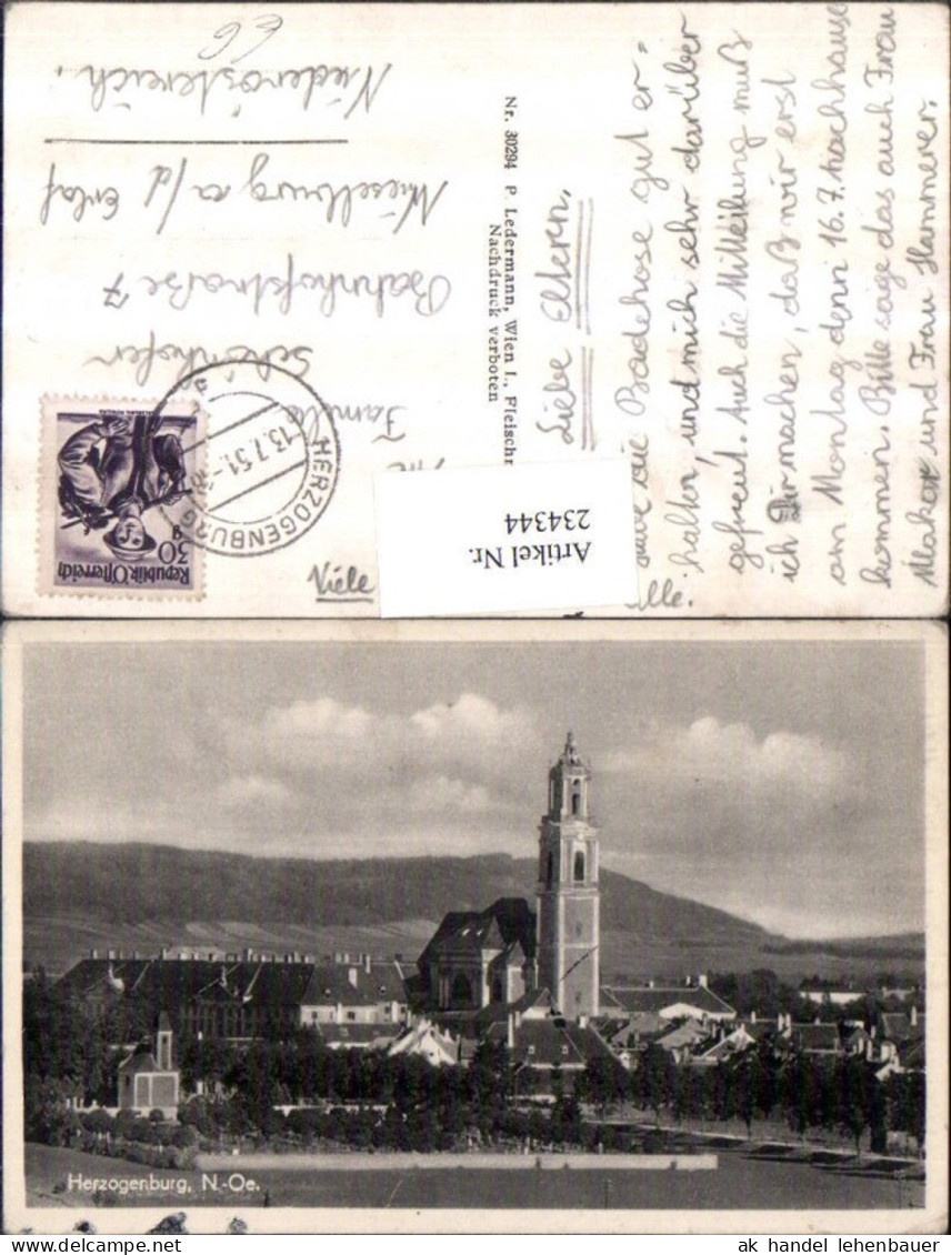 234344,Herzogenburg Teilansicht Kirche