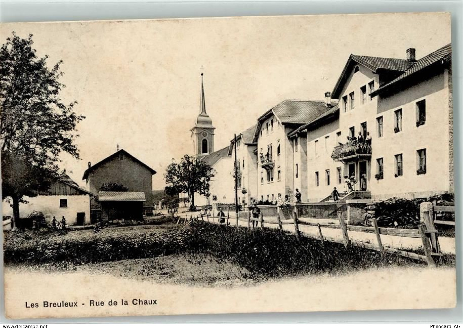 2345 Les Breuleux 1910 - Rue de la Chaux - 13256089