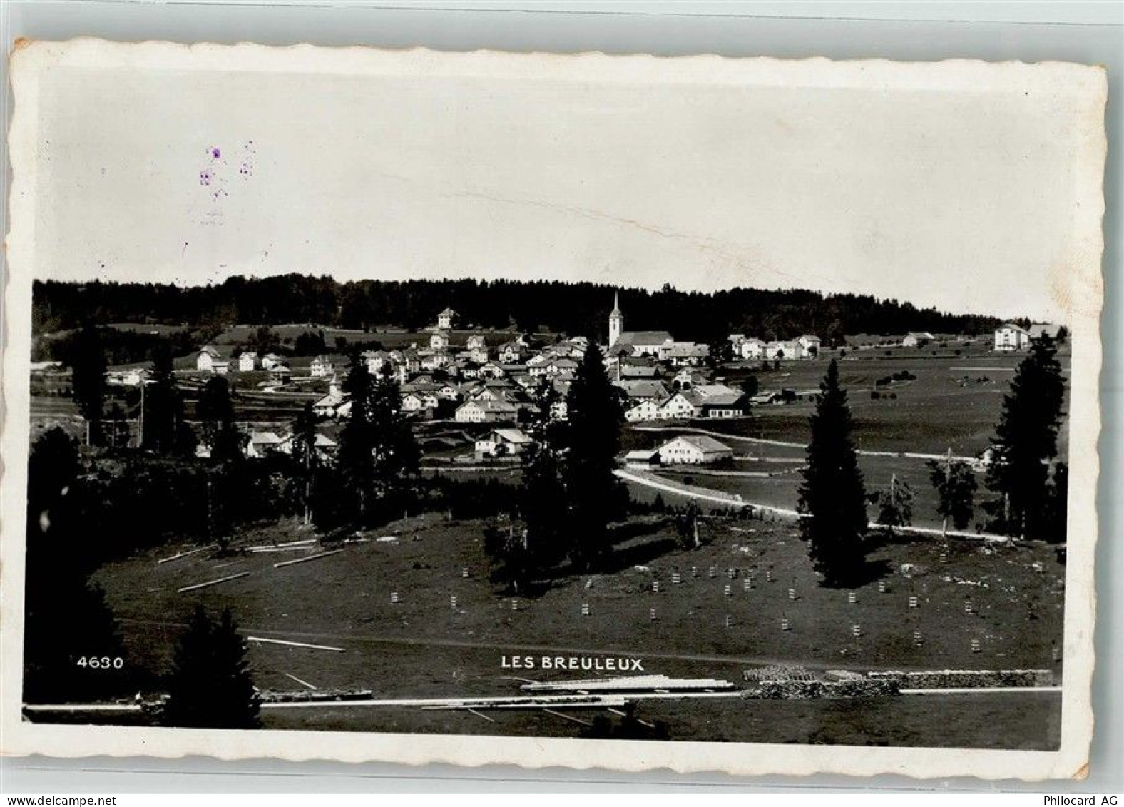 2345 Les Breuleux Foto AK Feldpost Dragoner Schwadron 13 - 38212095