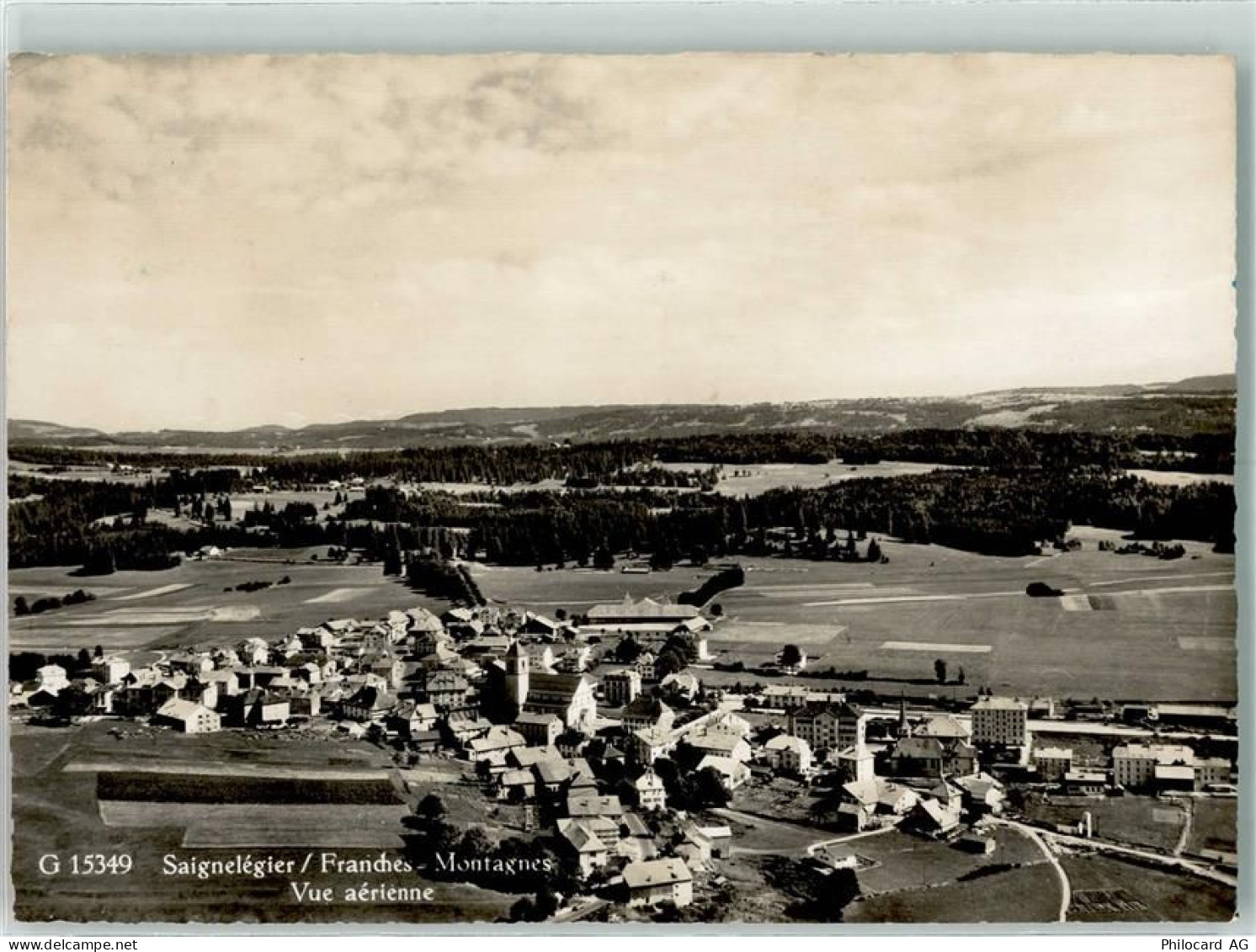 2350 Saignelégier 1936 Foto AK Luftbild AK - 10296144