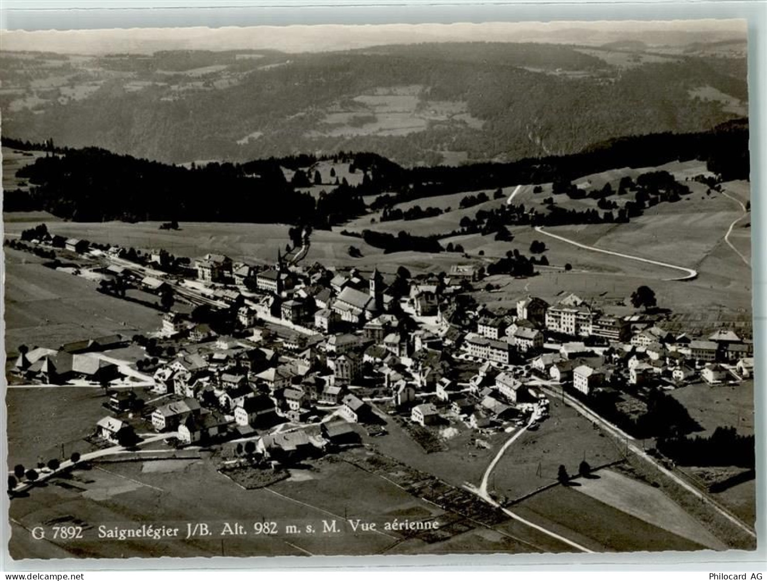 2350 Saignelégier - Fliegeraufnahme - 13149082