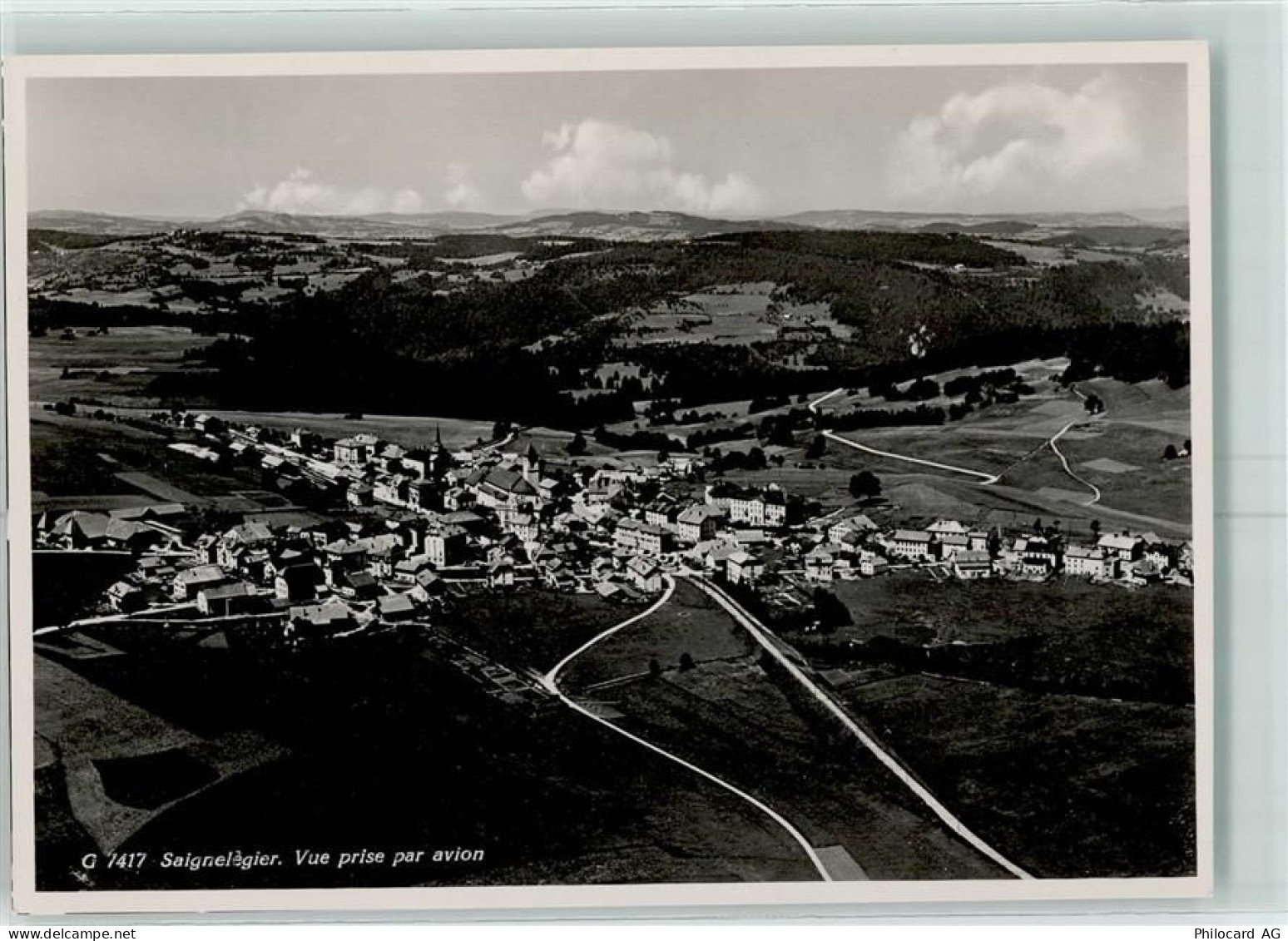 2350 Saignelégier FOTO KEINE AK Fliegeraufnahme - 13149081