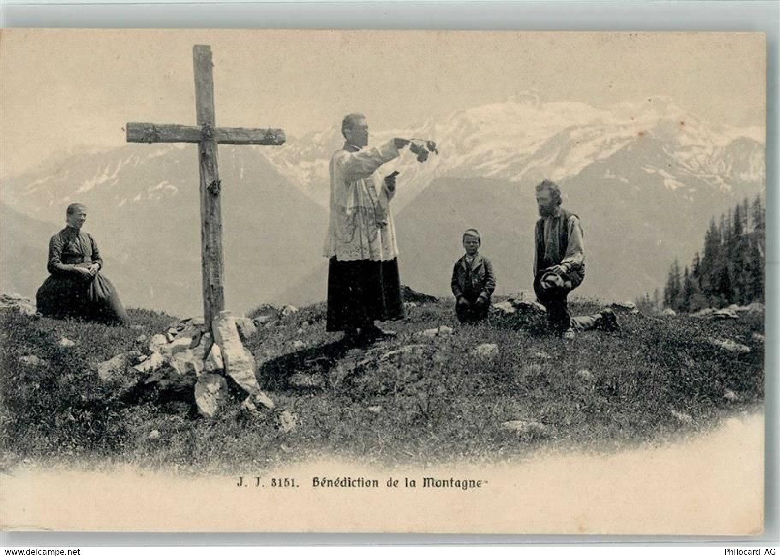 2350 Saignelégier - Gipfelkreuz Bendiction de la Montagne - 38192097