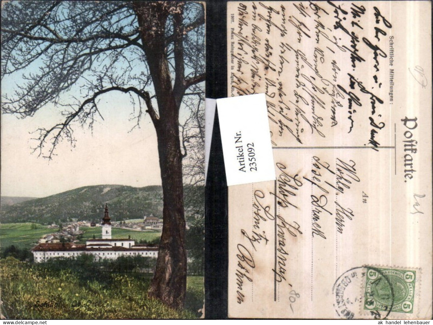 235092,Schlägl b. Rohrbach Stift