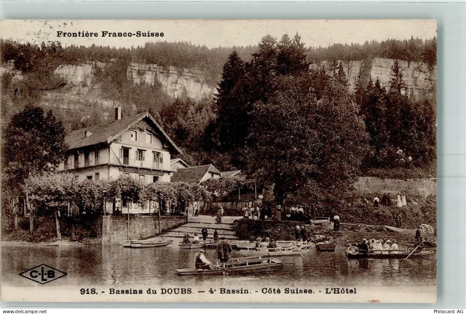 2354 Goumois Vautenaivre - Bassin du Doubs Frontiere Franco Suisse - 10446903