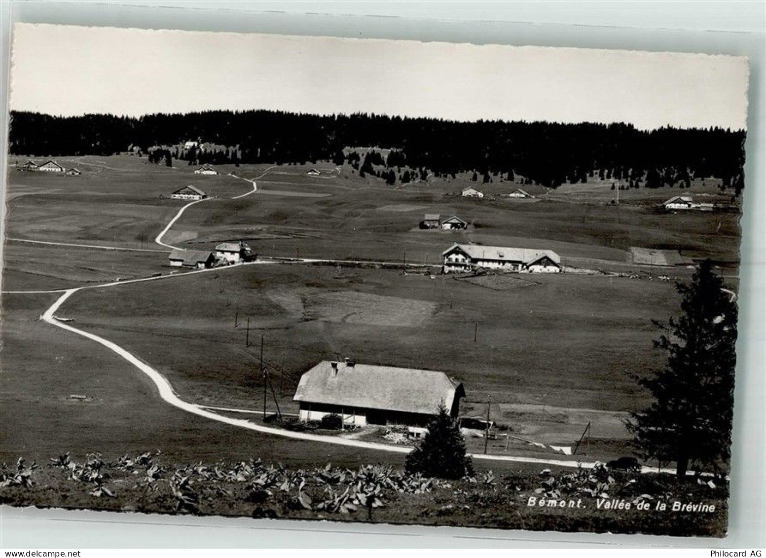 2360 Le Bémont 1952 Foto AK Vallée de la Brévine - 38212075